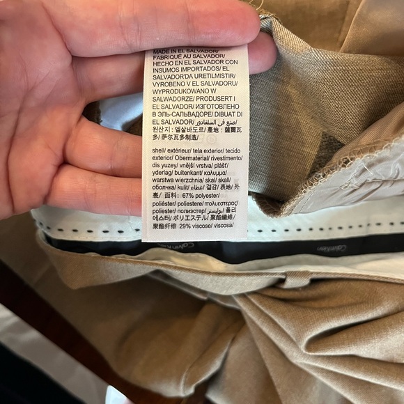 Calvin Klein Sz6 Women's Slacks tan - Picture 4 of 7